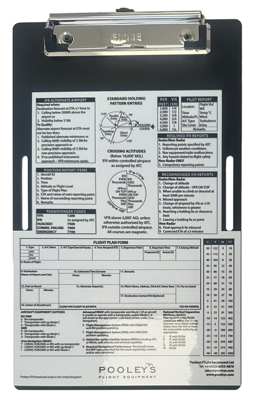 Image 4 of Pooleys IFR Trifold Kneeboard
