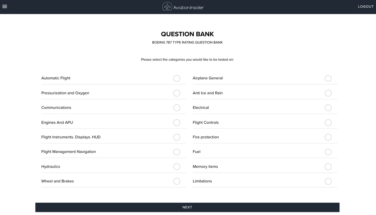 Image 2 of B787 Type Rating Question Bank