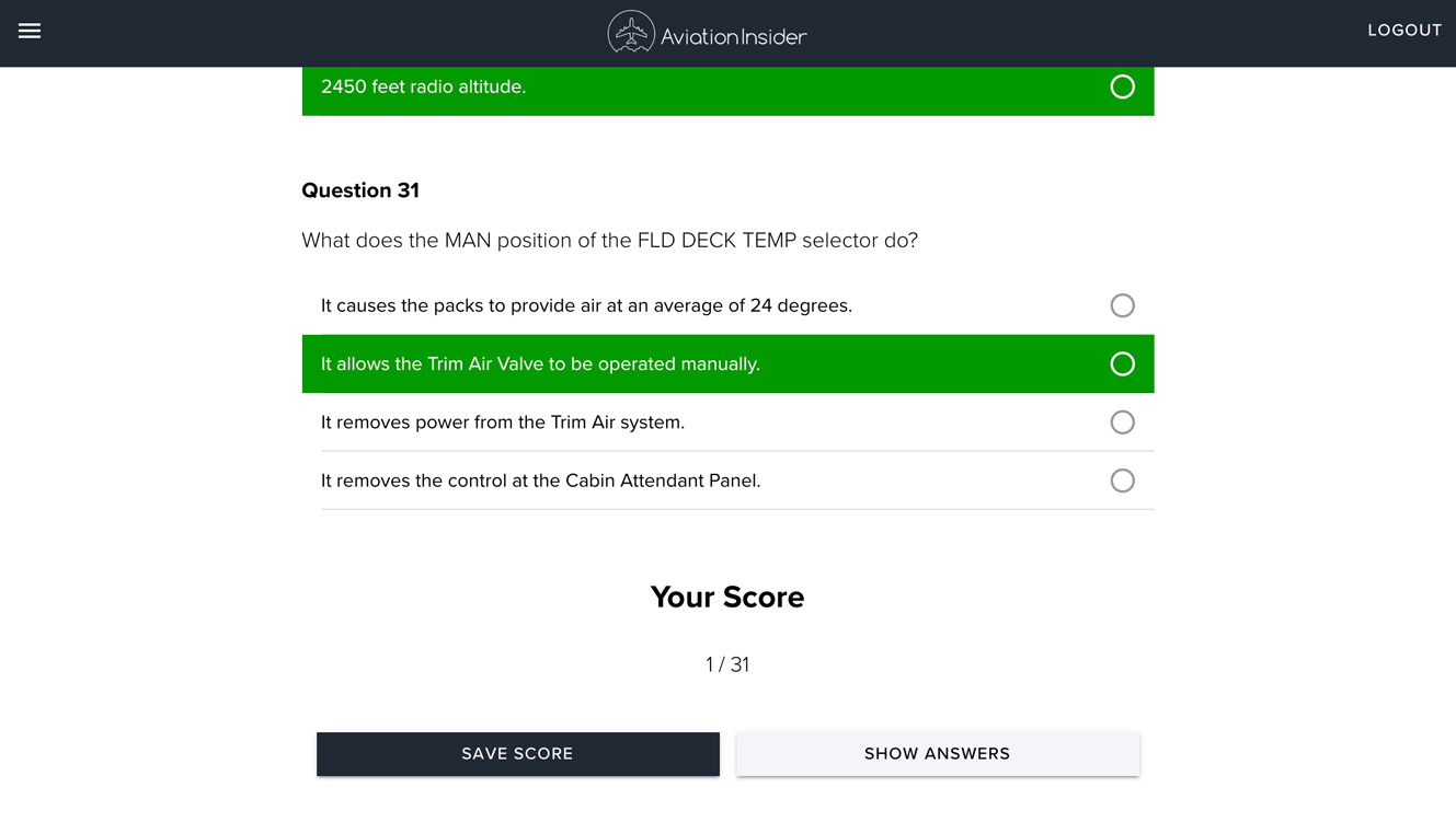 Image 4 of B787 Type Rating Question Bank