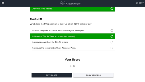 Image 4 of EMBRAER 135/145 TYPE RATING QUESTION BANK