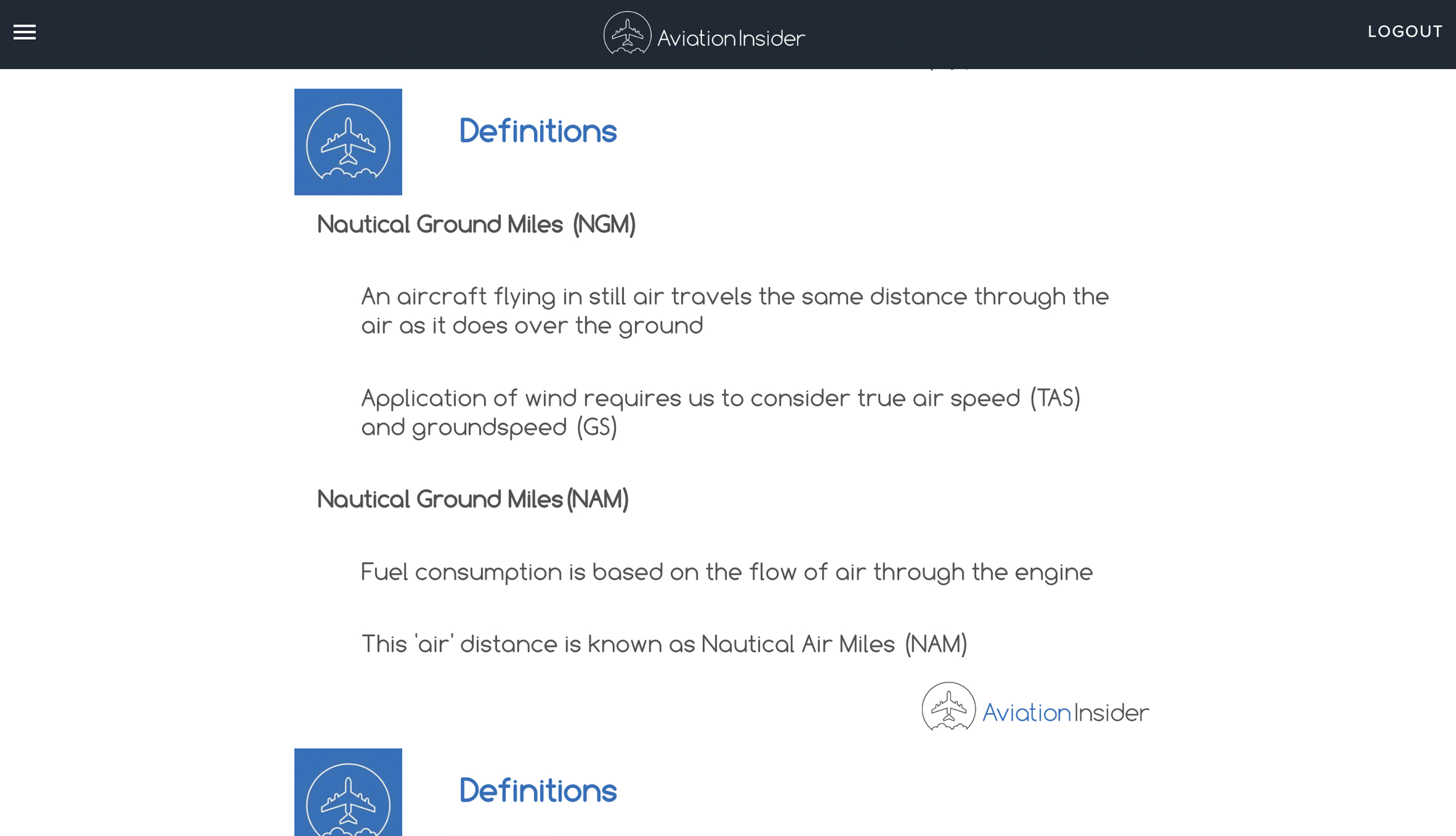 Image 1 of ATPL REVISION NOTES FLIGHT PLANNING – REFRESHER REVISION NOTES