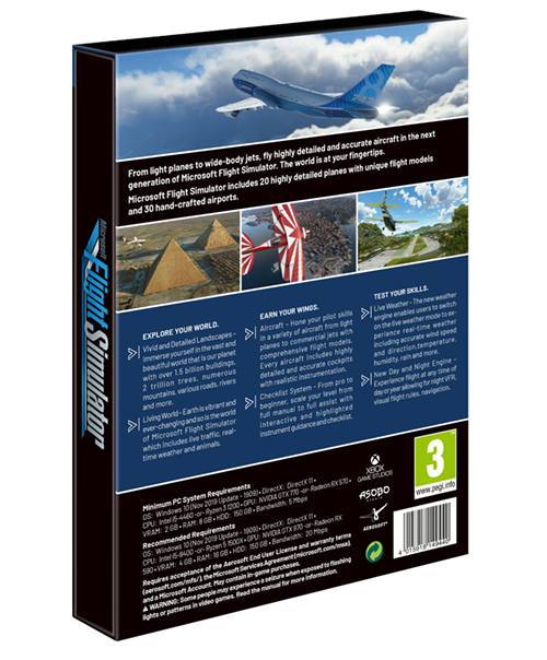 Microsoft Flight Simulator 2020 DVD - Standard EditionImage Id:152839