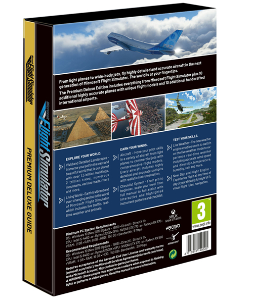 Cds Cd Roms Dvds Flight Simulation Sim040 Microsoft Flight Simulator Dvd Premium Deluxe Edition Pooleys Flying And Navigational Products And Accessories