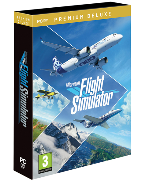 Microsoft Flight Simulator 2020 DVD - Premium Deluxe Edition
