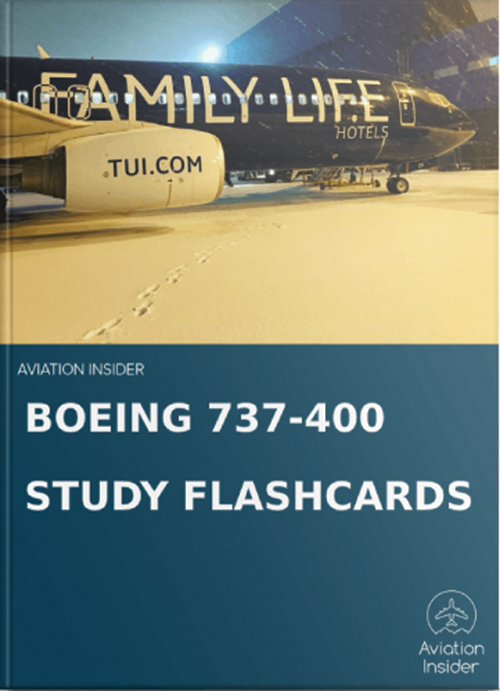 STUDY FLASHCARDS BOEING 737-400 STUDY FLASHCARDSImage Id:153407
