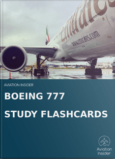 Image ofSTUDY FLASHCARDS BOEING 777 STUDY FLASHCARDS