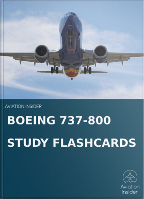 Image 0 of STUDY FLASHCARDS BOEING 737-800 STUDY FLASHCARDS