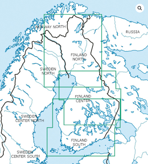 2023 Finland South VFR Chart 1:500 000 - RogersdataImage Id:159388