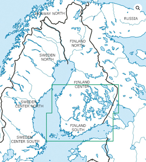 2021 Finland South VFR Chart 1:500 000 - RogersdataImage Id:159389