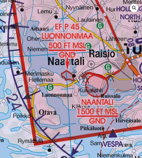 2023 Finland North VFR Chart 1:500 000 - RogersdataImage Id:159390