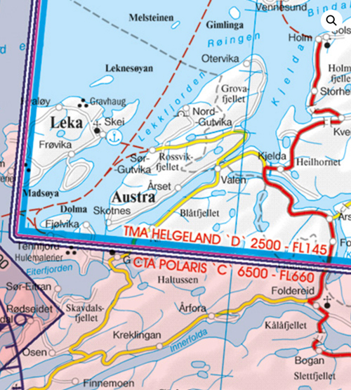 2023 Norway North VFR Chart 1:500 000 - RogersdataImage Id:159437