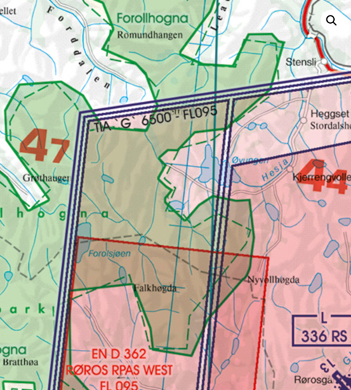 2023 Norway North VFR Chart 1:500 000 - RogersdataImage Id:159439