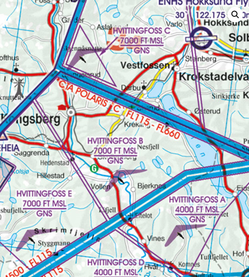 2023 Norway North VFR Chart 1:500 000 - RogersdataImage Id:159441