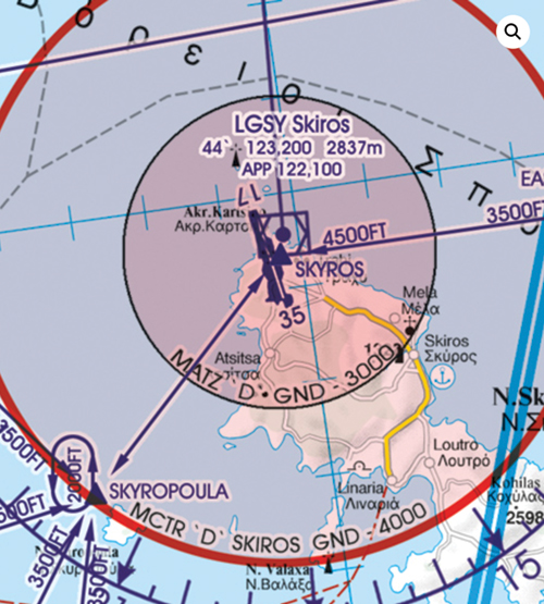 2022 Greece North VFR Chart 1:500 000 - RogersdataImage Id:159459