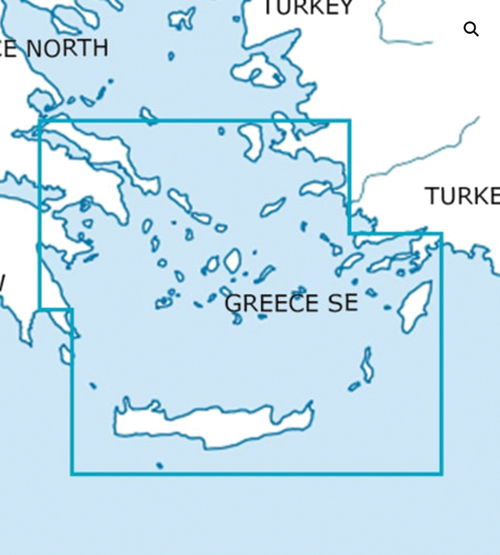 2022 Greece South East VFR Chart 1:500 000 - RogersdataImage Id:159479