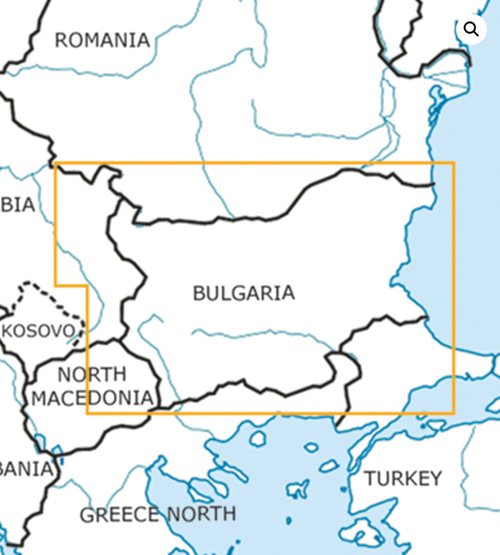 Image 1 of 2025 Bulgaria VFR Chart 1:500 000 - Rogersdata