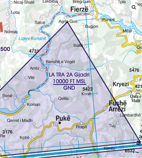 Image 9 of 2025 Balkans VFR Chart 1:500 000 - Rogersdata