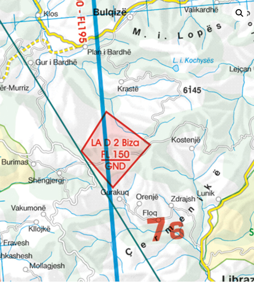 Image 5 of 2025 Balkans VFR Chart 1:500 000 - Rogersdata