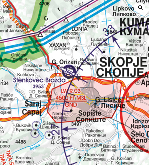 Image 3 of 2025 Balkans VFR Chart 1:500 000 - Rogersdata