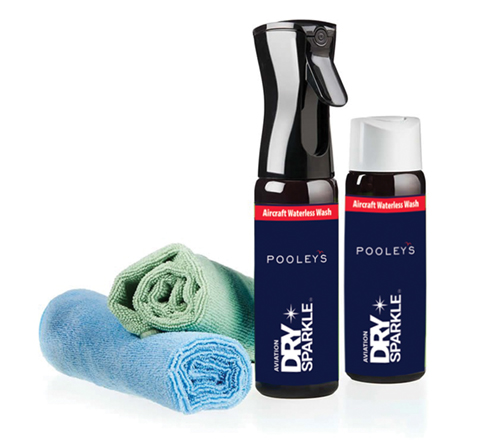 Image 0 of Pooleys Aviation Dry Sparkle Waterless Wash – Starter Kit