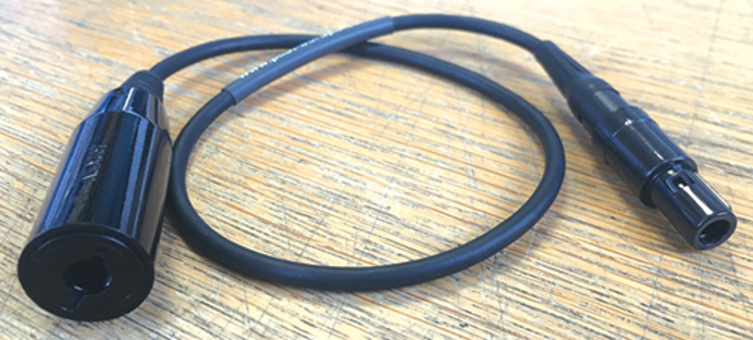 Image ofHeadset Adaptor Cable - US helicopter socket to 6 pin lemo plug – PA93US