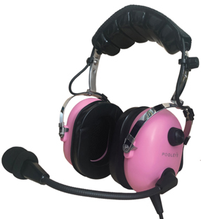 Image ofPooleys Passive Pink Headset + FREE Headset Bag
