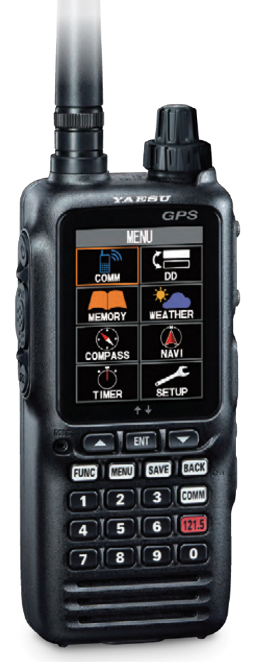 Image 0 of Yaesu FTA-850L Air Band Handheld Transceiver with 2.4 inch TFT Full-Colour Display