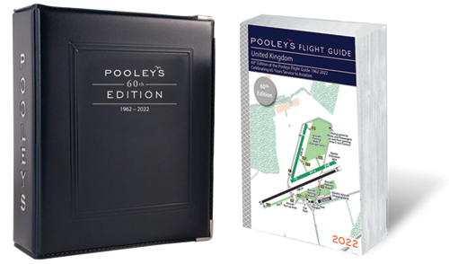 Pooleys 2022 United Kingdom Flight Guide – Loose-leaf with 60th Binder