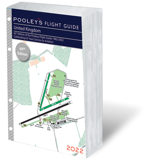 Pooleys 2022 United Kingdom Flight Guide – Loose-leaf Insert