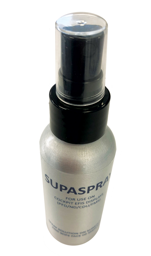 SupaSpray for use on Cockpit EFIS Displays (PFD/ND/CDU/FMS)Image Id:166265