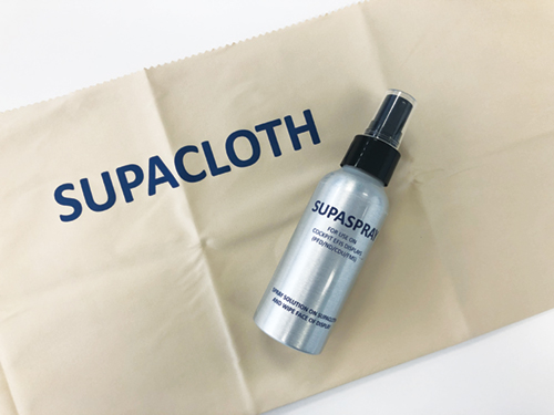 SupaSpray Lens Cockpit Cleaner and SupaCloth Microfibre ClothImage Id:166270
