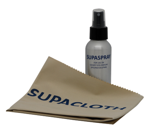 SupaSpray Lens Cockpit Cleaner and SupaCloth Microfibre ClothImage Id:166271