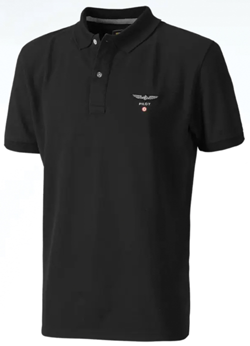 Design4Pilots - Polo Shirts BlackImage Id:166348