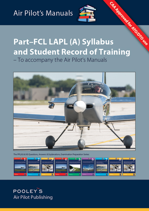 Part-FCL LAPL (A) Syllabus & Student Record of Training  (Spiral/Canadian Bound)