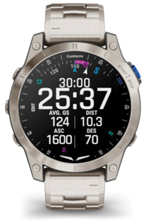 Garmin D2 Mach 1 – Aviator Smartwatch with Vented Titanium Bracelet