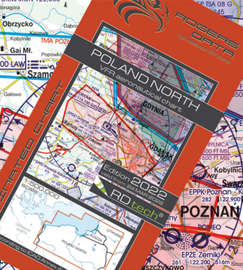 Poland North VFR Chart 1:500 000 - Rogersdata