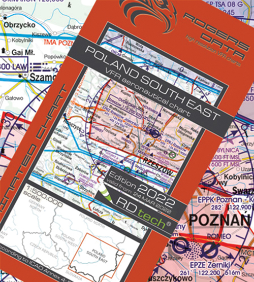 Poland South East VFR Chart 1:500 000 - Rogersdata