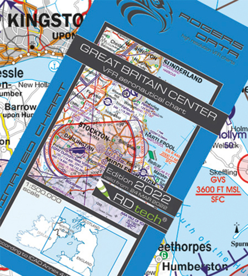 Great Britain Centre VFR Chart 1:500 000 - Rogersdata