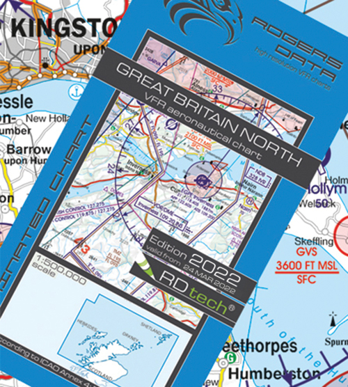 Great Britain North VFR Chart 1:500 000 - Rogersdata