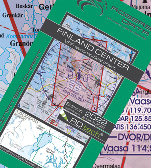 2022 Finland Center VFR Chart 1:500 000 - Rogersdata