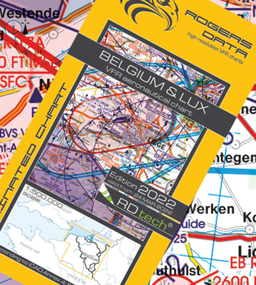 Belgium & Lux VFR Chart 1:500 000 - RogersdataImage Id:169541