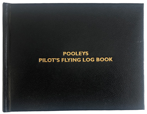 Pooleys Pilot Flying Log Book - With Black Leather CoveringImage Id:169794