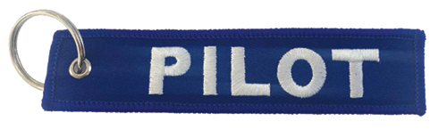Pilot Keyring (Blue) - Pooleys