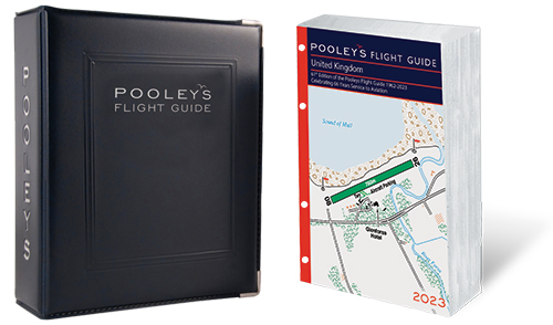 Pooleys 2023 United Kingdom Flight Guide – Loose-leaf with Binder