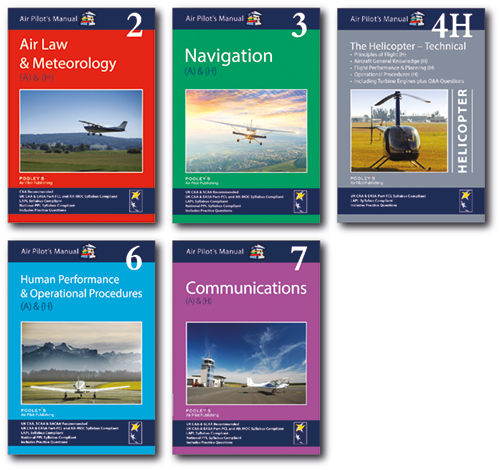 Air Pilot's Manual Volumes 2, 3, 4H, 6 & 7 Books APM Pack for PPL (H)