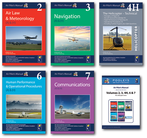 Air Pilot's Manual Volumes 2, 3, 4H, 6 & 7 Books & eBooks APM Bundle for PPL (H)