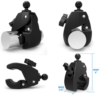 Large Tough-Claw™ with 1" Rubber Ball (BASE)