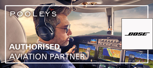 Pooleys Authorised Dealer for Bose Aviation Headsets