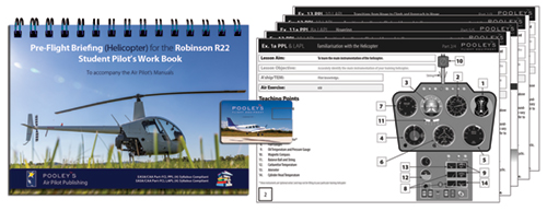 Pre-Flight Briefing (H) for the Robinson R22 Powerpoint & Pilot's Work Books Combo