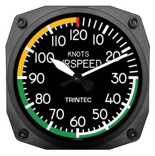 Airspeed Clock – 6 inch
